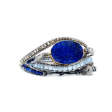 Deep Wave Lapis Lazuli Wrap Bracelet