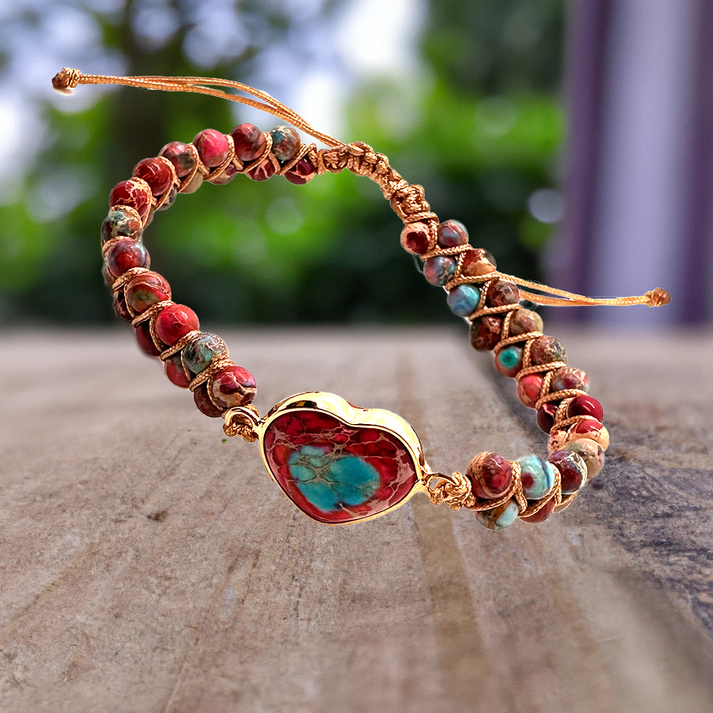 Stone Heart Stone Bracelet The Bests Love Love for India | Ubuy
