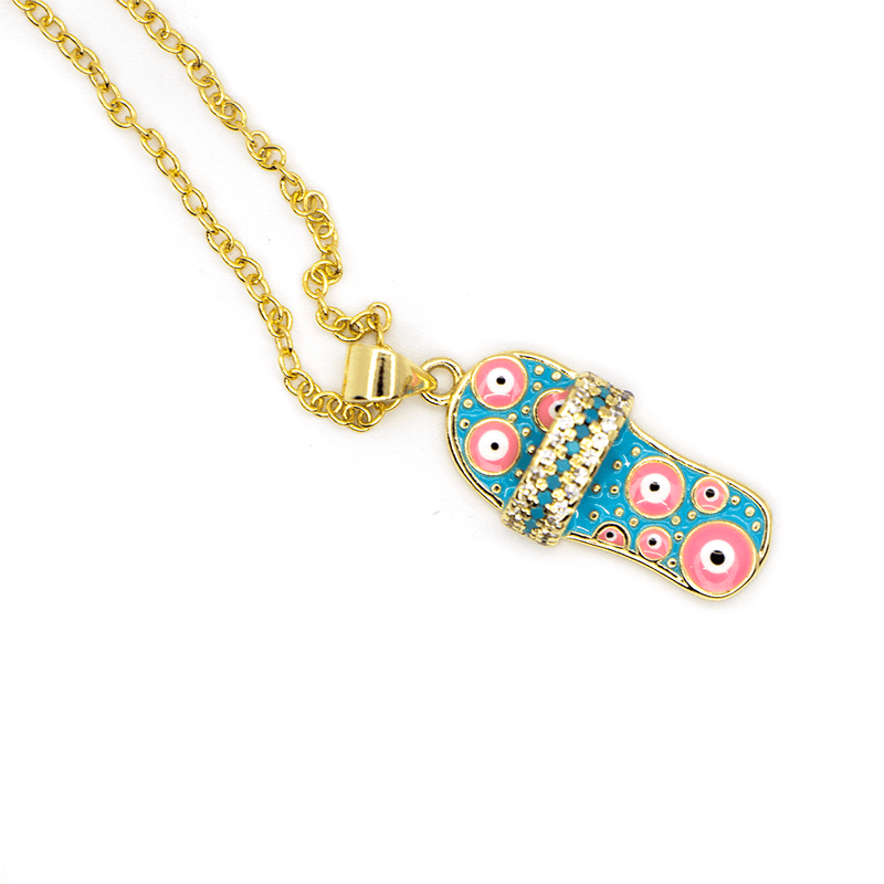 Protective Eyes Sandal Necklace