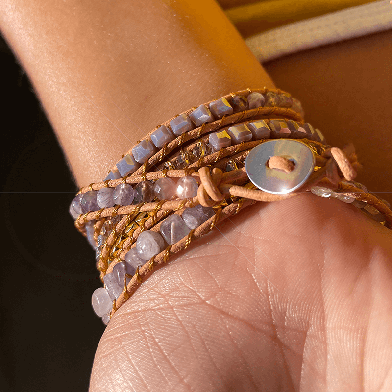 Amethyst Imperial Blessing Wrap Bracelet