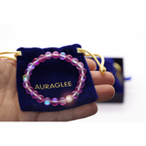 Angel Glass Bracelet-Bracelet-AuraGlee-Rainbow - Crystal Ball-AuraGlee
